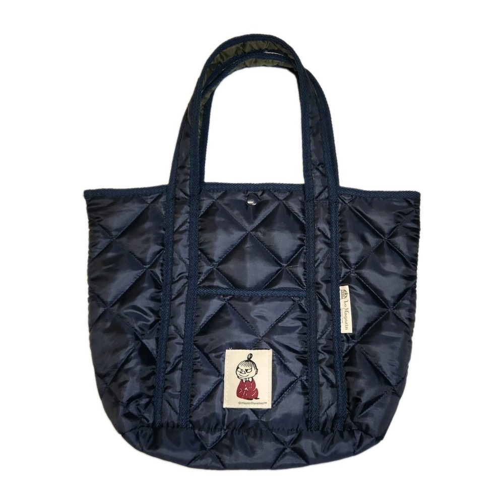 Moomin Little My Quilted Tote Bag Adam Et Rope Le Magasin Japan Navy Puffer